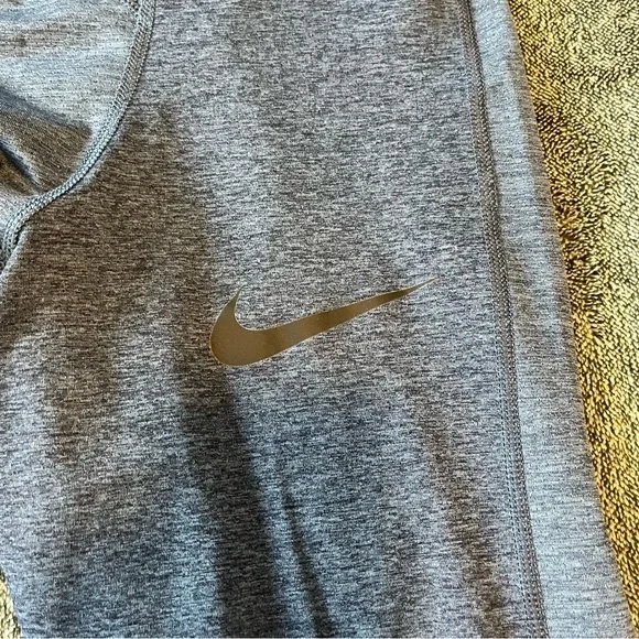 Men’s Nike Pro Tights 3/4 Blue Size Medium - Picture 6 of 9